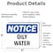 Signmission Oily Water, 5 in W x Rectangle, Vinyl Decal OS-2PACK-NS-D-35-L-16973 - alternate 2
